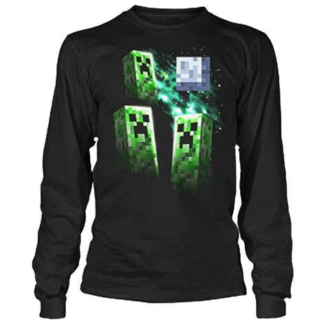 minecraft long sleeve shirt|More.